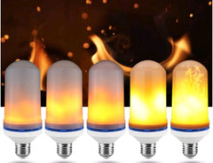 Simulation flame bulb LED flame light beating flame three gear E27 universal screw tone atmosphere light bar