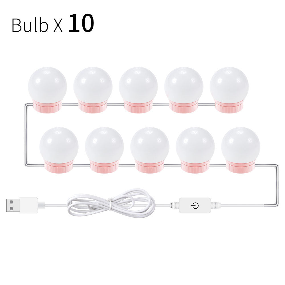 USB Touch Switch LED Mirror Light Bulb