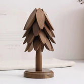 Wooden Christmas Tree Coaster
