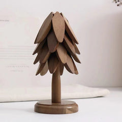 Wooden Christmas Tree Coaster
