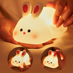 Cute Rabbit Touch Sensor LED Night Light