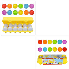 Educational Sorting and Matching Egg Toy Set