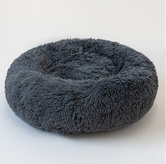 Round Plush Dog Beds for Small Dogs & Cats