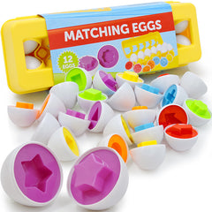Educational Sorting and Matching Egg Toy Set