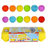 Educational Sorting and Matching Egg Toy Set