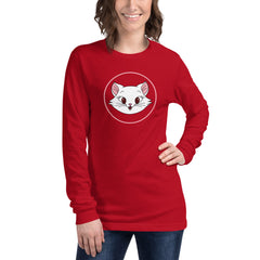Kitty Women Long Sleeve Tee