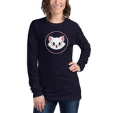 Kitty Women Long Sleeve Tee