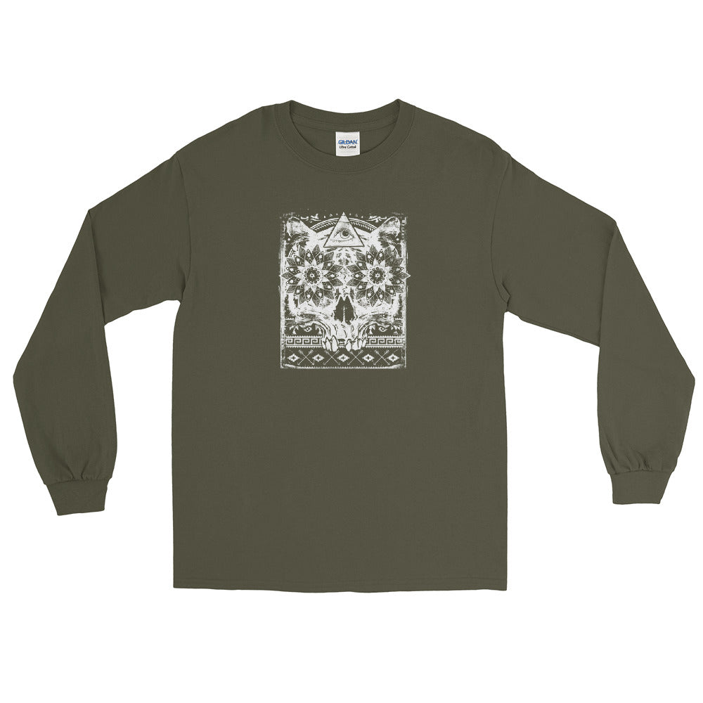 Lotus Eye Men’s Long Sleeve Shirt